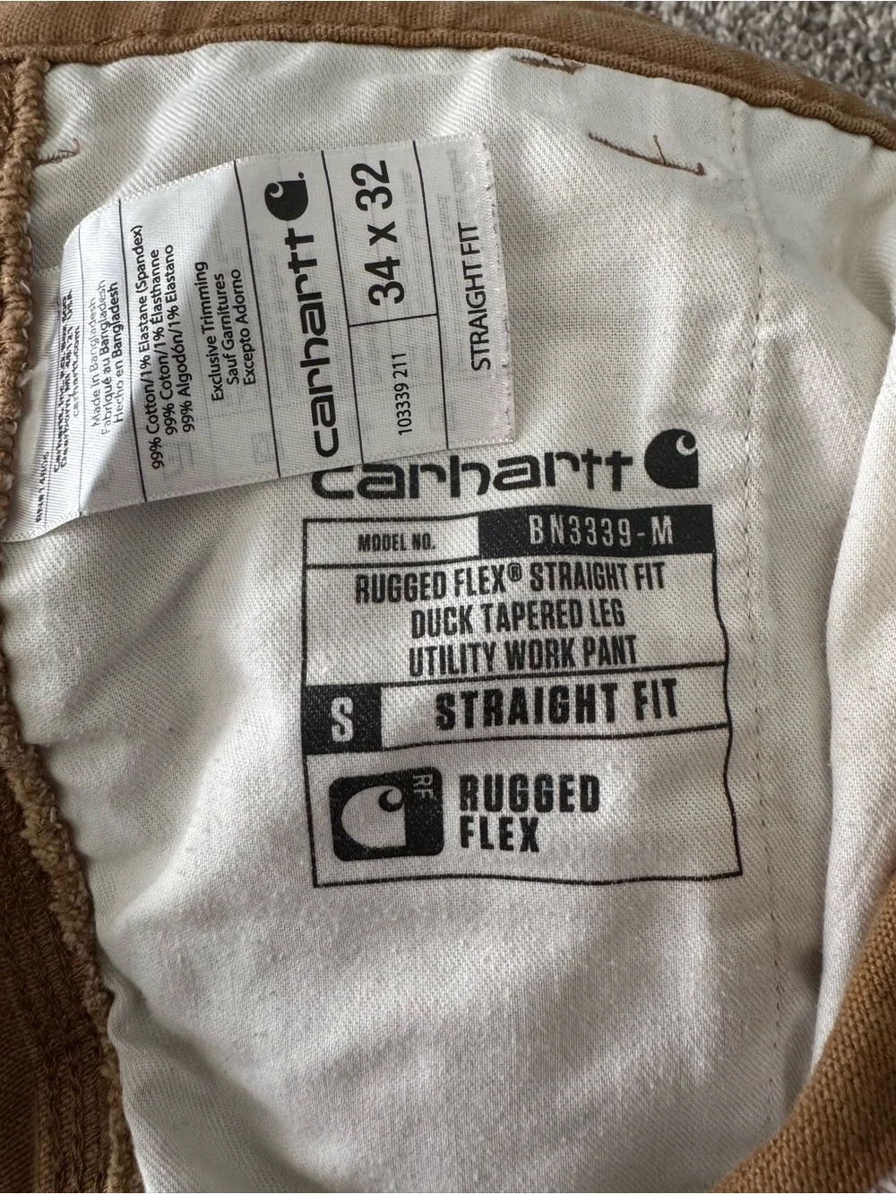 Carhartt straight fit